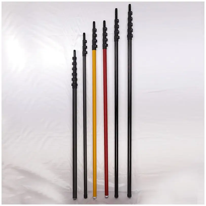 12m carbon fiber telescopic pole promotion list extension poles us thread extending pole