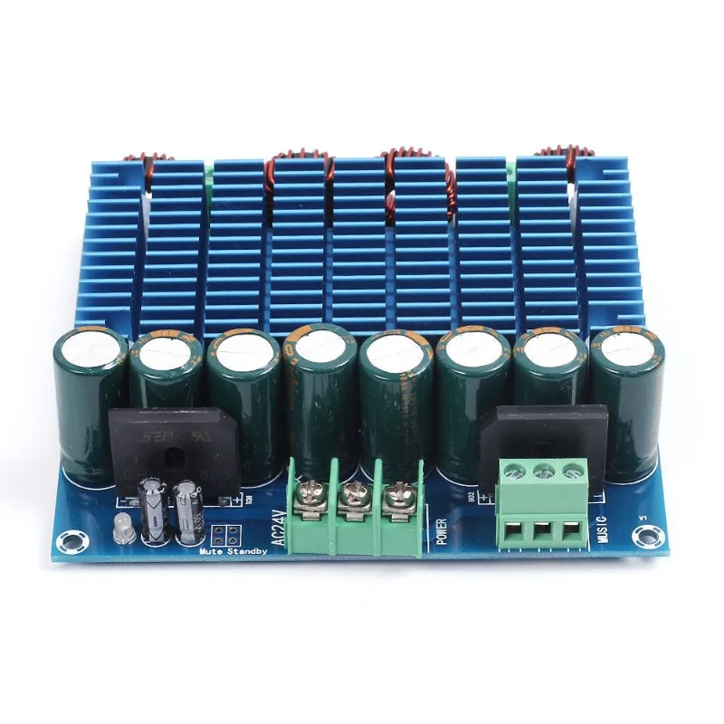 XH-M252 Super Power TDA8954TH Dual Chip Class D Digital Power Amplifier Board Audio Amplifier Board 420W*2