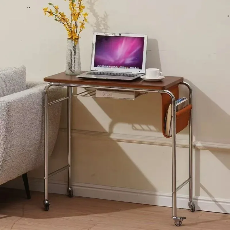 الشمال مكتب منزلي المنزلية طالب طاولة كتابة أريكة الجانب السرير الجدول للإزالة مكتب الكمبيوتر طاولة صغيرة السرير كسول الجداول