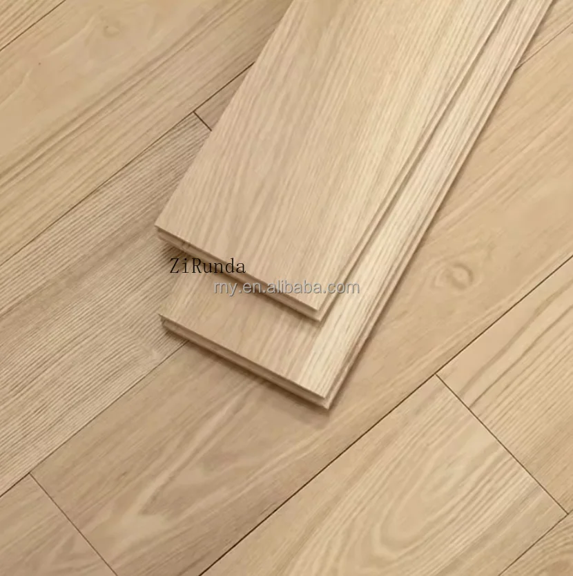 نسخة مخصصة من أرضية خشبية مركبة متعددة الطبقات ذات جودة عالية من خشب الصفصاف الرمادي #6