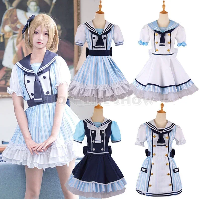 

Love live Lovelive Umi Kotori Nico Rin Eli Pirate Cosplay Costume Sailor Dress