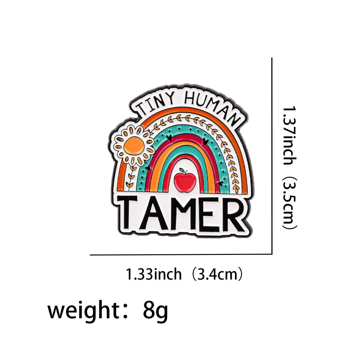 TAMER Enamel Pin Cute Funny Brooch Pines Lapel Pins Badge on Backpack Clothing Decoration Fashion Jewelry Teacher Gifts