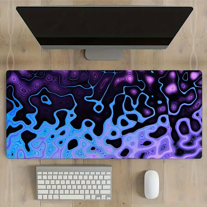 

Fluid Line Mouse Pad 900x400 Desk Accessories Large Gaming desk pad Topographic Abstract E-Sports Office Desk mat Computer gamer