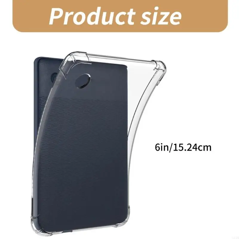 U13B ล้างกรณี TPU สำหรับ Clara 6 นิ้ว 6 นิ้วซิลิโคนอ่อนนุ่มกันกระแทกฝาครอบด้านหลังแบบยืดหยุ่นโปร่งใสปกหลัง Protector