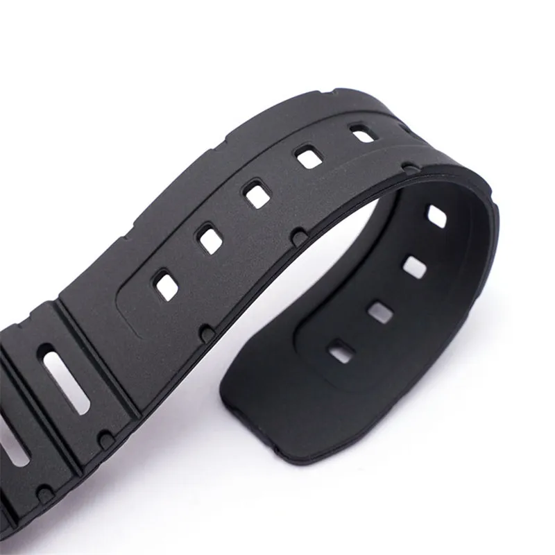 حزام مطاطي لـ G Shock CA-53W حزام الساعات CA-61W/ FT-100W/ W-520U/ W-720G F108W/F91/F94/F84/F105/AE1200 استبدال الفرقة