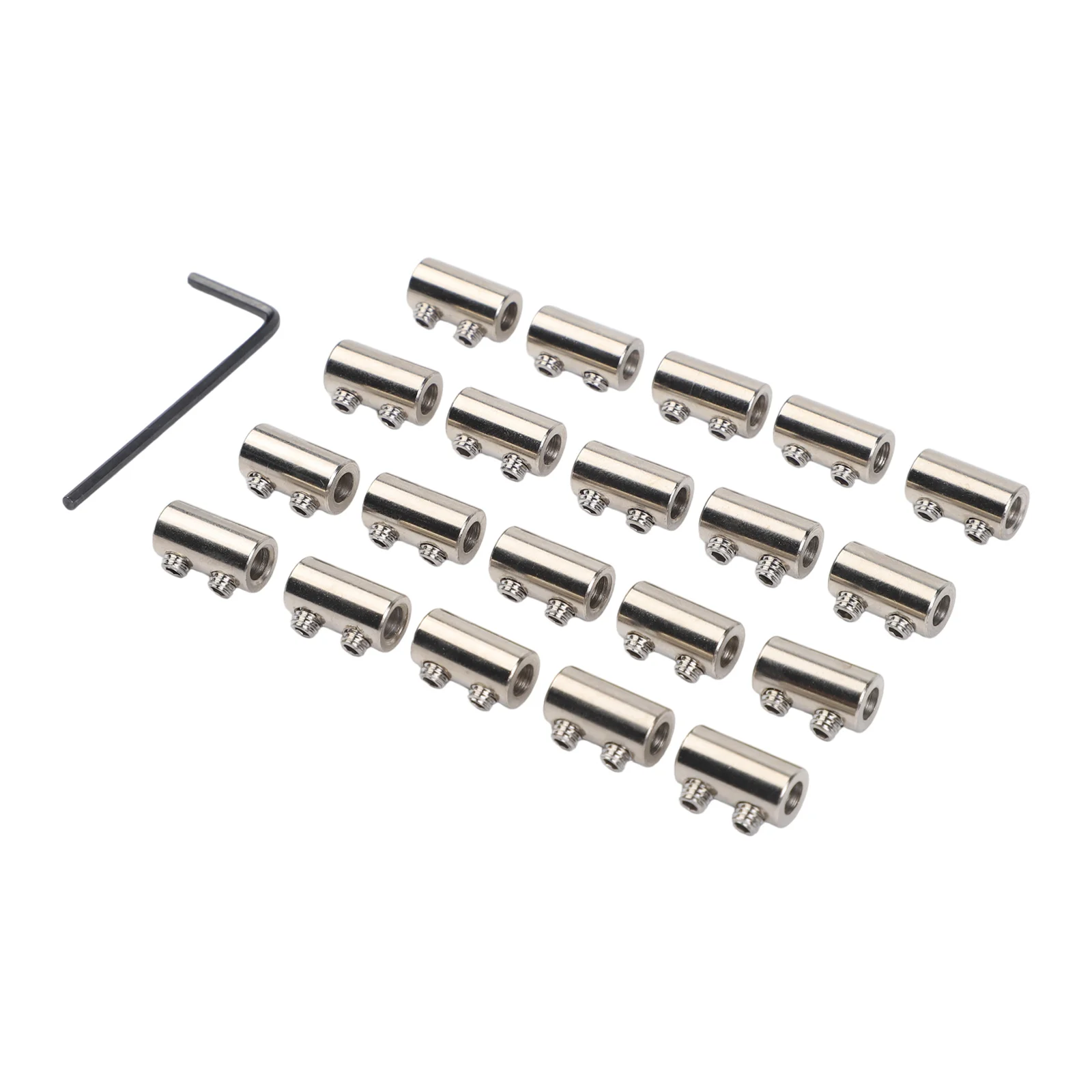 20pcs Wire Rope Clips for Reliable Connections in Demanding Applications Including Outdoor Rigging and DIY Projects