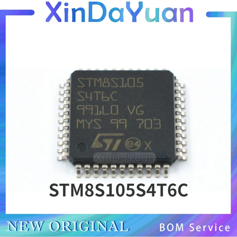 Microcontrolador STM8S105 STM8S105S4T6C LQFP44, 10 piezas