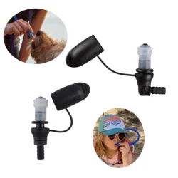 Bite Valve Replacements for Water Bladder, 90 Degree, Hydration Pack, Silicone Nozzle, Mouthpiece