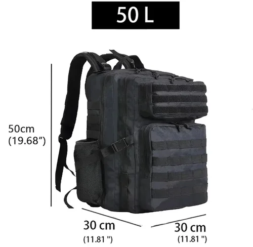 Imagen 2 del producto Mochila Lawaia para hombre, mochila de viaje de 50L/40L, mochila de caza, deporte al aire libre, Camping, mochila táctica para senderismo, mochila