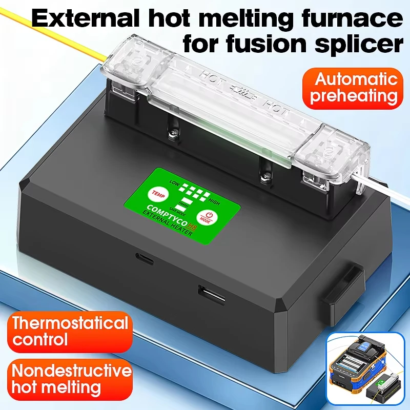 

Fiber Optic Thermal Melting Furnace External Heating Furnace Optical Fiber Fusion Splicer Heat Shrink Tube Heater Tool