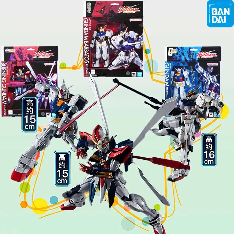 

Высокое качество Bandai Original GU GUNDAM BARBATOS RENEWAL BURNING GUNDAM аниме фигурка в сборе модель игрушки