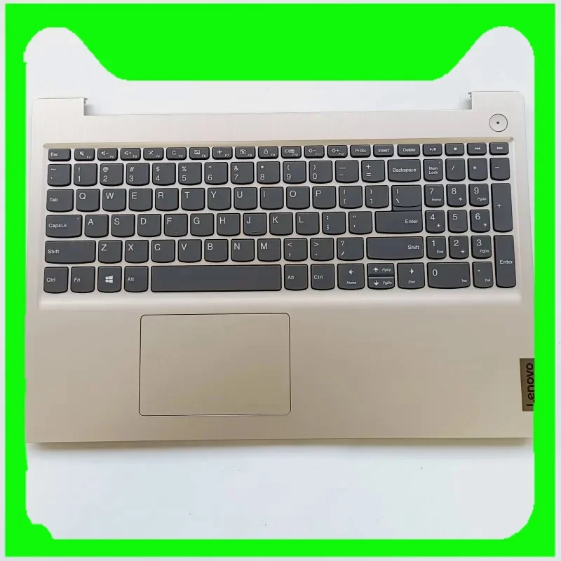 New for Lenovo IdeaPad 3 15iml05 C shell with keyboard touchpad gold 5cb0x57656