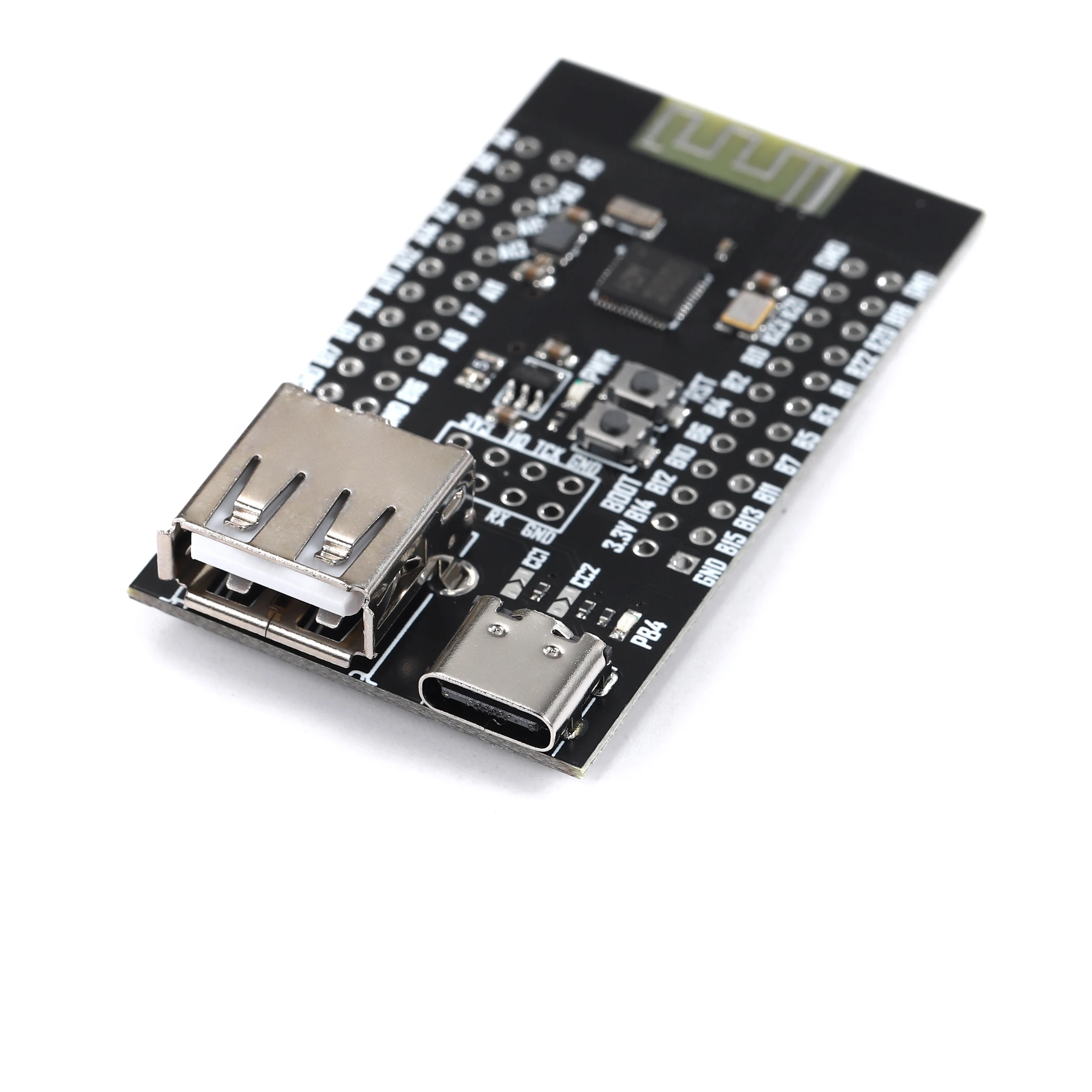 CH582M مجلس التنمية الأساسية مجلس بليه سماعة لاسلكية تعمل بالبلوتوث متحكم منخفضة الطاقة بلوتوث MCU المزدوج USB