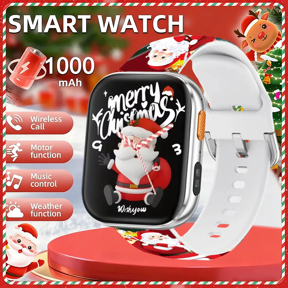 

2026 T-REX 3 New 1000mAh Smart Watch 2.04" HD Screen Bluetooth Smartwatch LED Flashlight 100+ Sport Bluetooth call Smart Watch