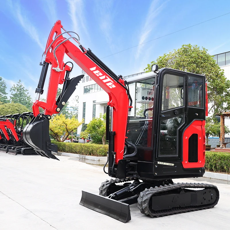 High Efficiency Multifunctional Mini Directly Sale Mini Crawler Excavator Wholesale Garden 2.5 Ton Small digger Customized