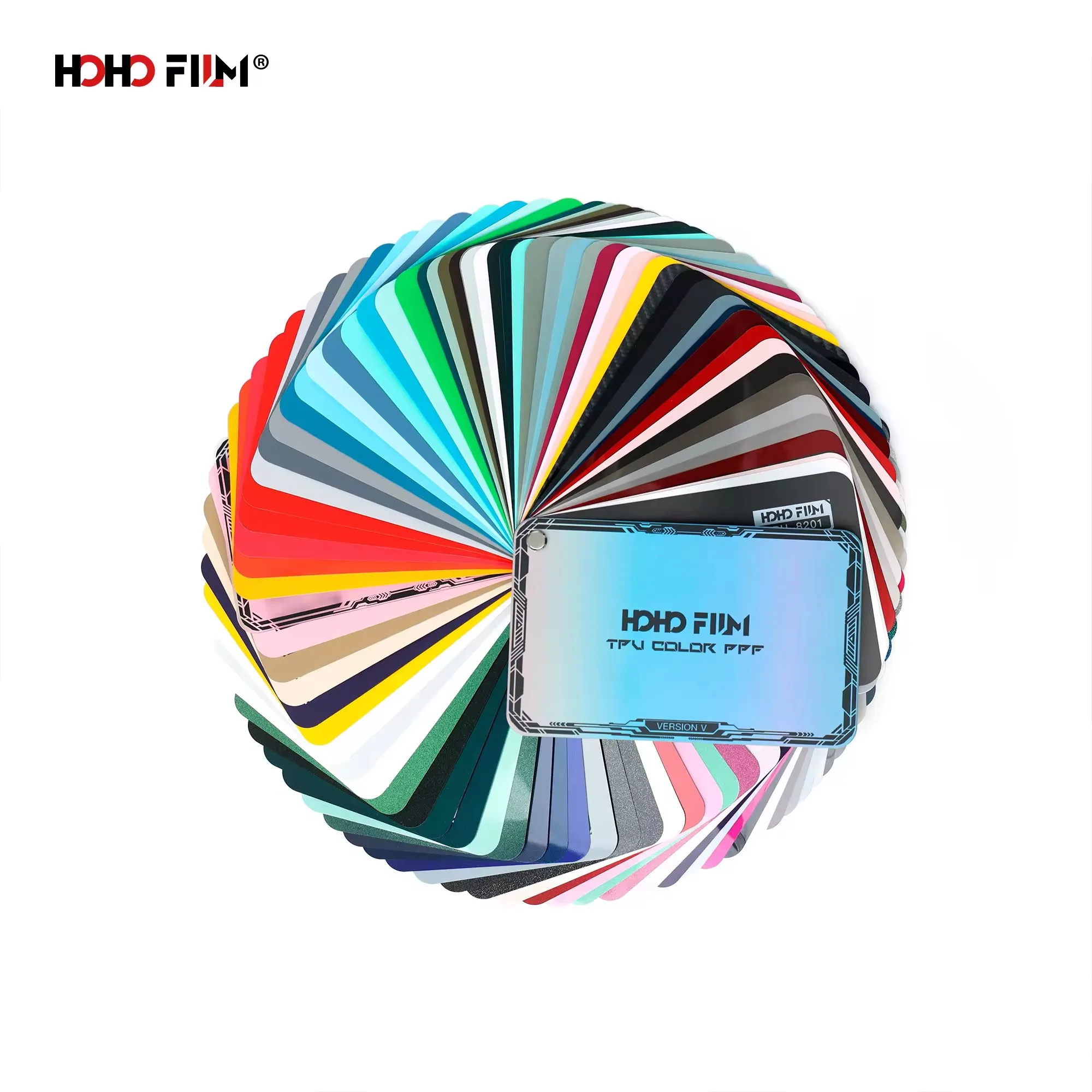 HOHOFILM Colored TPU PPF Color Swatches 8 YEARS Warranty Self Healing Color Paint Protection Film