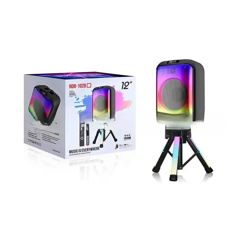 Ndr Factory 12-Inch Mobile/Portable Outdoor Gorgeous Lights Audio With Bracket