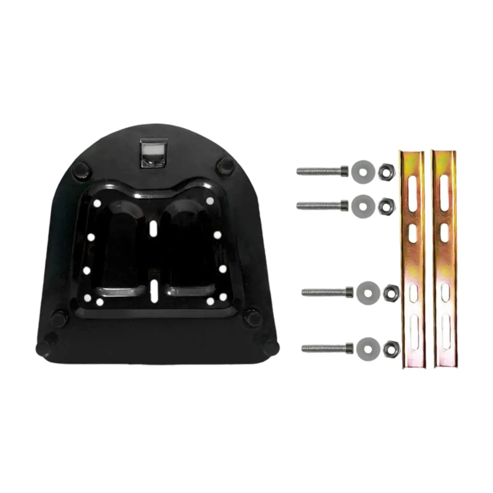 

Motorcycle Rear Rack Plastic Rear Tail Storage Rack Mounting Base Plate Tail Box Holder Cargo Rack Convenient Parts for A02