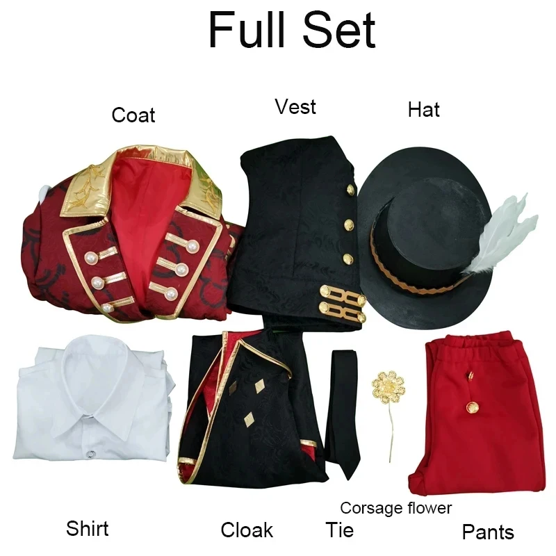 Disfraces de UUI1Game Identity V, Disfraz de Cosplay del Superviviente Prospector Norton Campbell, Uniforme de Ronald of Ness, Ropa Su