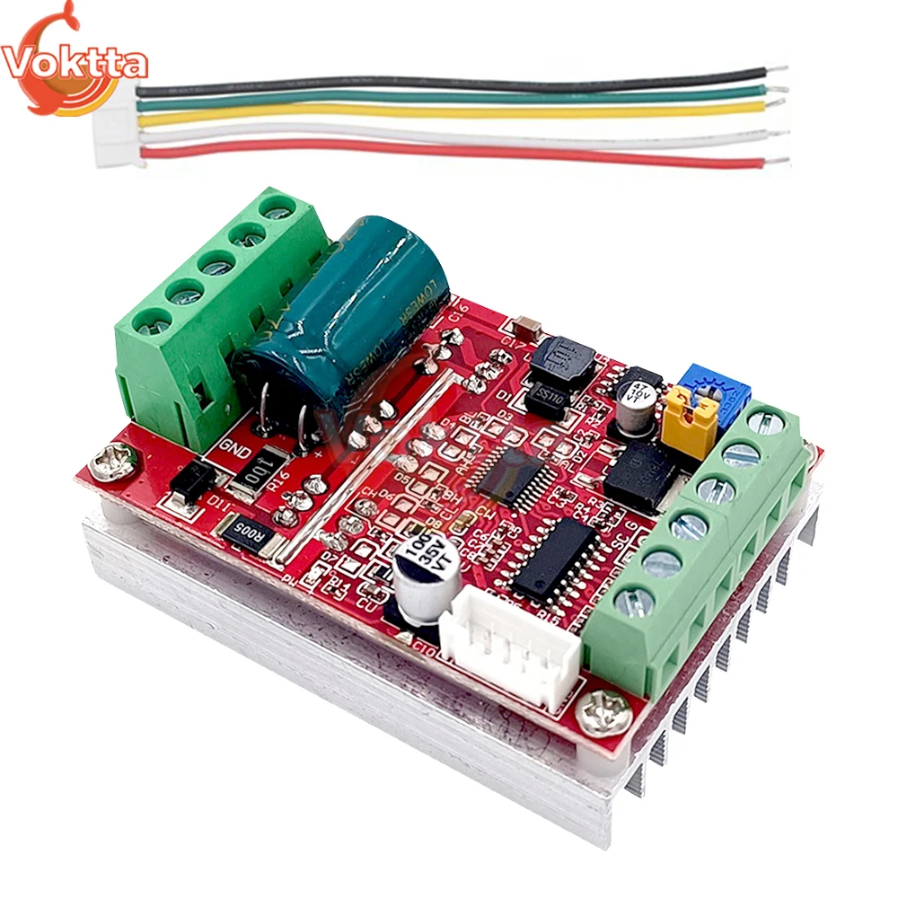 BLDC Three Phase DC Brushless Motor Controller DC6-60V DC9-60V 400W PWM Hall Motor Control Driver Board Motor Speed Controller