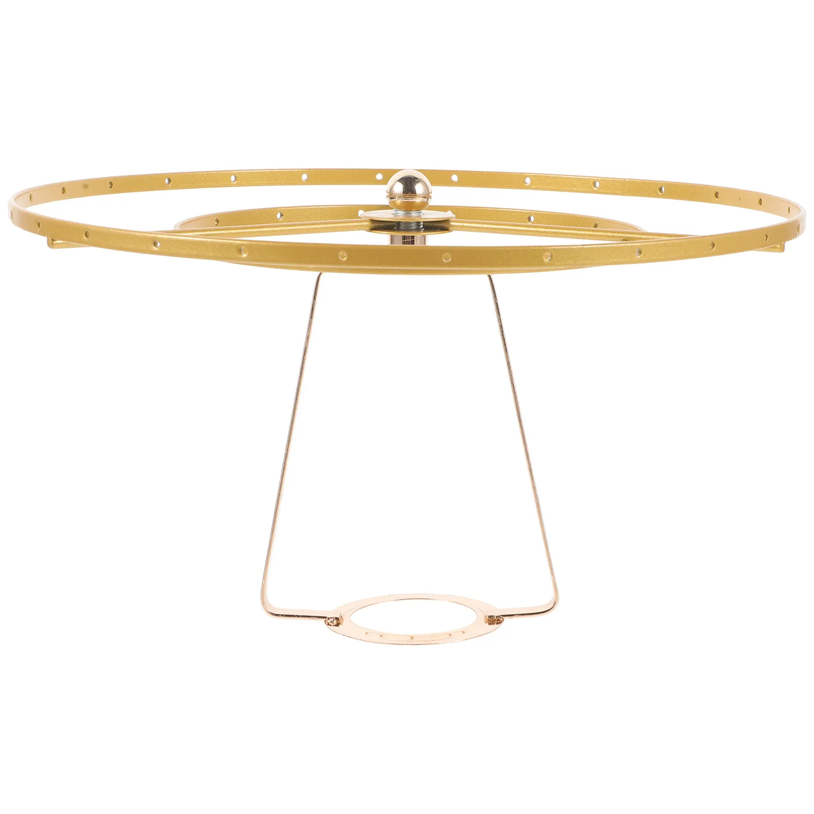 1-セットシェルテーブルランプランプシェードフレームヴィンテージメタル-diy-ランプシェードリング装飾ホルダーワイヤー天井照明器具用