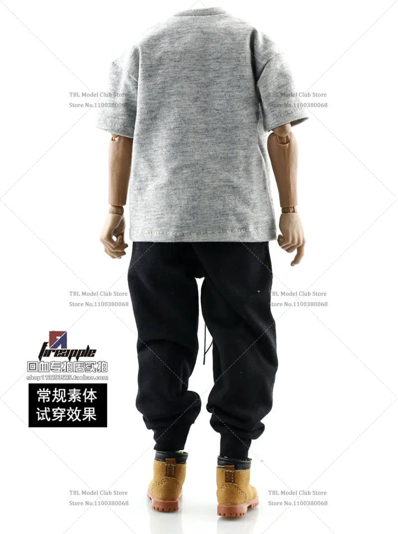 大サイズ 1/6 カジュアルメンズスポーツスポーツウェアスウェットパンツヒップホップズボンパンツアクセサリー 12 インチ強力な筋肉アクションフィギュア
