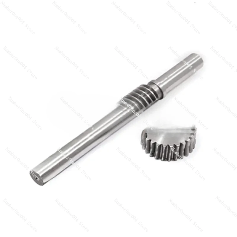 Applicable to High Precision and Dardness CNC Worm Gear Custom Carbon Steel Provided Worm Shaft Worm Gearbox Turbine Shaft Set