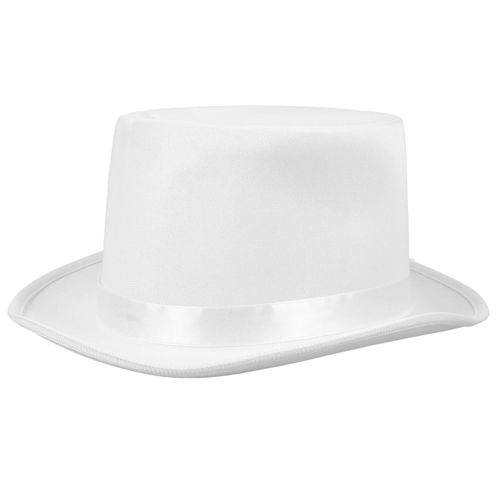 قبعة الساحر السوداء غير المنسوجة زي التبعي للبالغين حزب اللباس أداء غامض أعلى قبعة نمط معالج الرأس