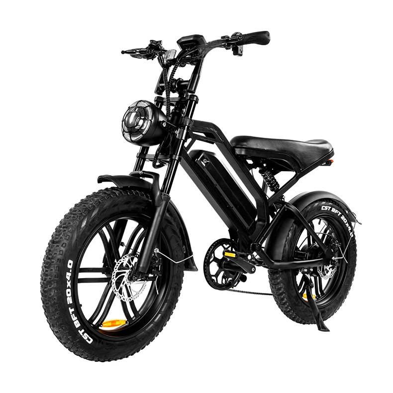 2023 Hot Sales EU US Warehouse 48 V 15 an 750 W 100O W 20 Inch Electric Lithium Battery Electric Bike Fat Tire Original 48V SJKJ