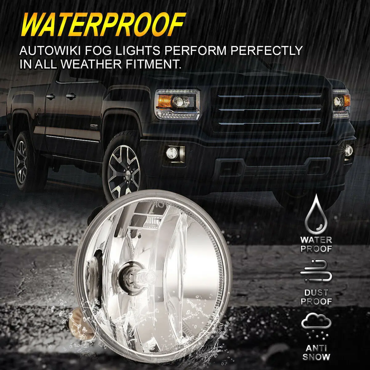

Fog Light Bumper Lamp For Ford Mustang Explorer Sport Trac Escape GMC Acadia Yukon Denali Chevy Camaro SuburbanAvalanche Tahoe
