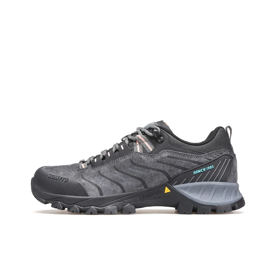 HUMTTO Slip Resistant Abrasion Resistant Slip Resistant Abrasion Resistant Low top Outdoor Shoes Women's Black 140121B-2