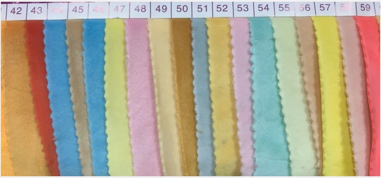 2022 New Mochi Minky 1mm Pile Super Stretch 5% Spandex Mochi Soft Short Plush Fabric Toys Cloth Sofa Pajamas Sewing Material