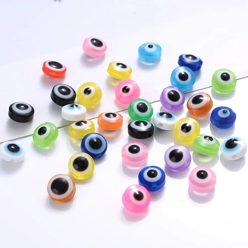 Bracelet Making Kit Student Women Oval Shape Spacer Beads Demon Eye Beads DIY Crafts Jewelry Making Accessories