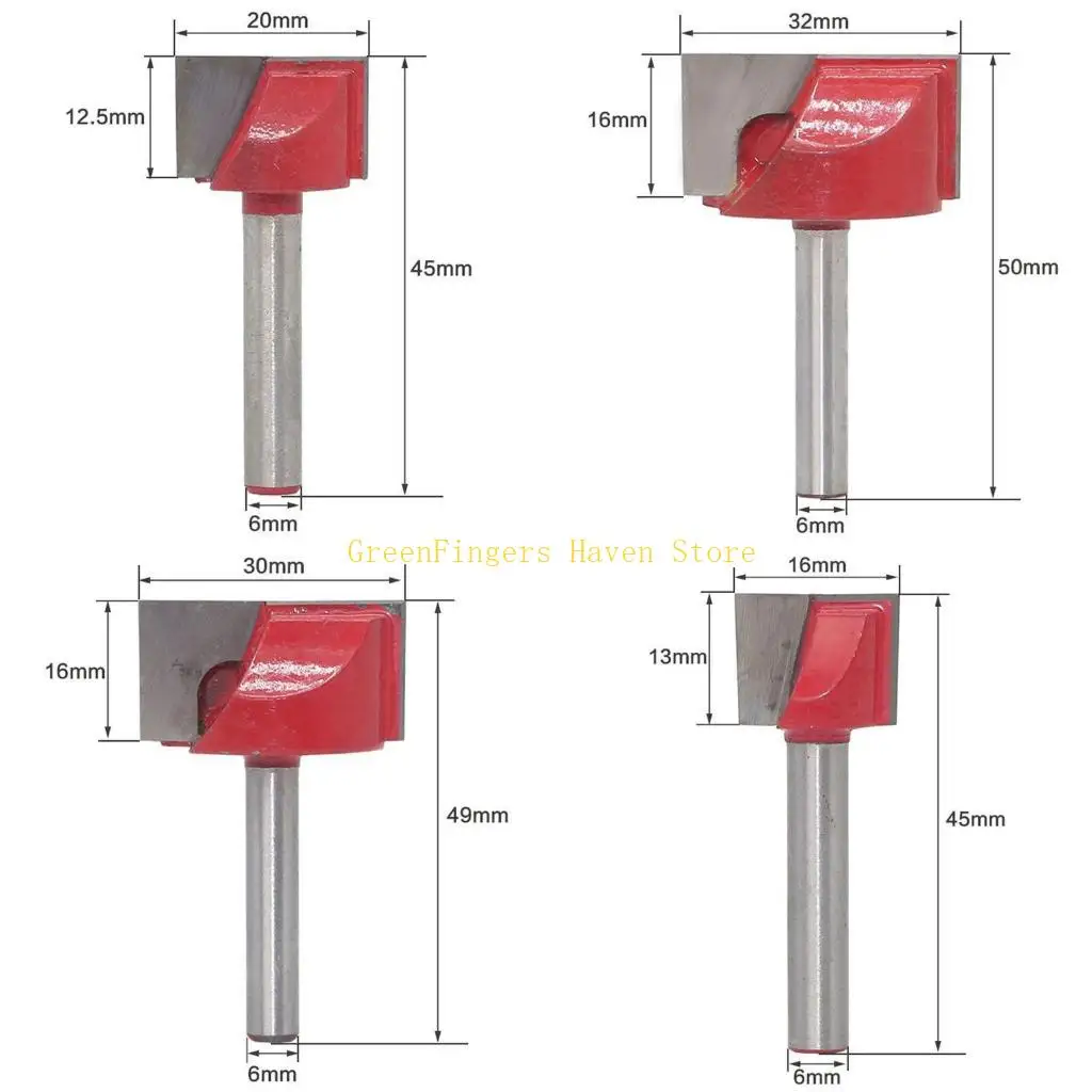 

F68D 6 мм хвостовик резак по дереву гравировальный нож хвостовик фрезерные фрезы для мельницы