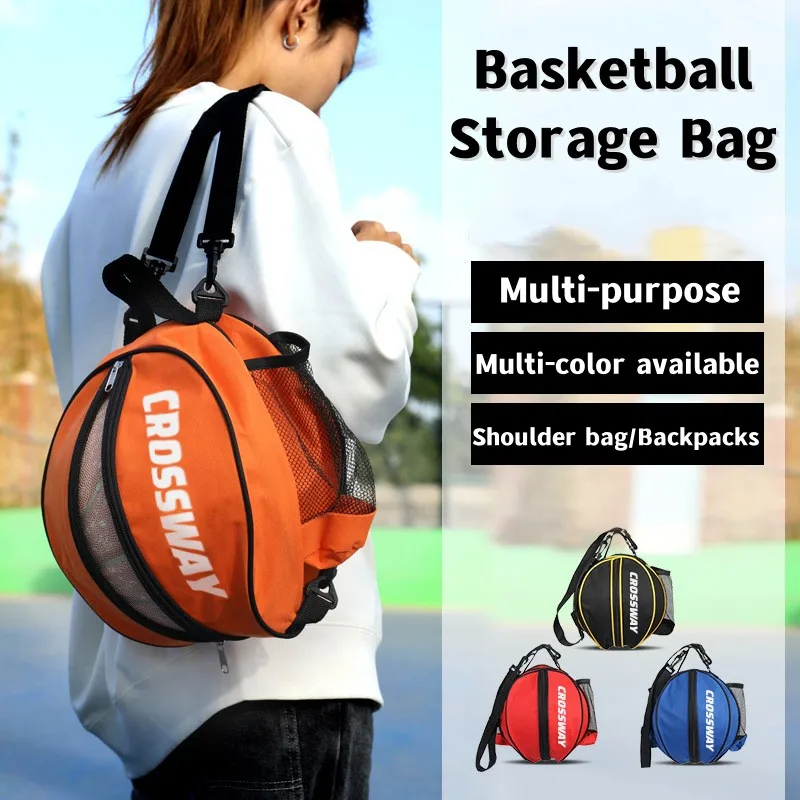 Mochila de almacenamiento de baloncesto, bolso de tela Oxford para balón de fútbol, bolso de hombro para deportes al aire libre, mochilas de