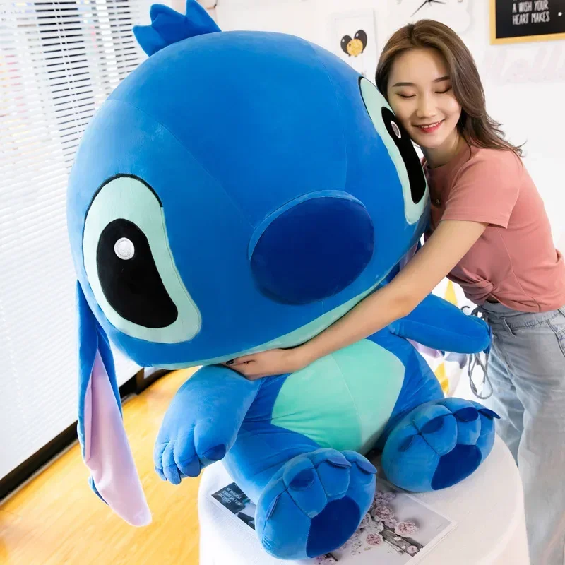 60cm Hot Disney Lilo & Stitch Couple Models Cartoon Stuffed Plush Anime Plushs Baby Toys Pendant Toy Kawaii Kids Birthday Gift