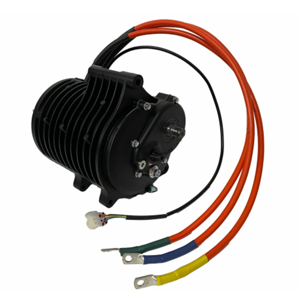 QS MOTOR 138 3000W V3 70H Mid drive Motor conversion kit with ND72530 Controller DKD Display 72V 110kmh for Electric Motorcycle