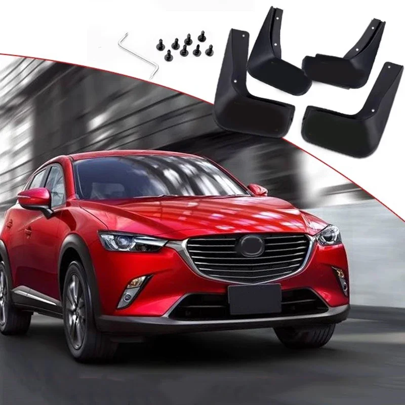 For Mazda Cx-3 2015-2022 Mudguard Fenders Mud Flap Guard Splash Mudguards Fender Mudflaps Car Accessorie Auto Styline