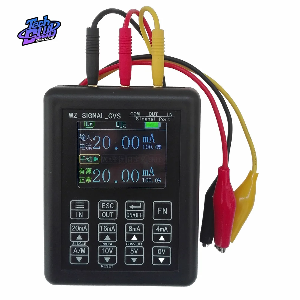 4-20mA 0-10V Signal Generator Process Controlling Signal Calibrator Current Source 0-20mA Simulator for Electrician Tool