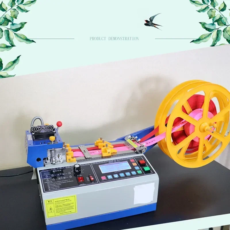 

Ленточный компьютерный станок для резки ленты, горячий и холодный ремень, автоматический станок для резки молнии, машина для горячей резки ленты