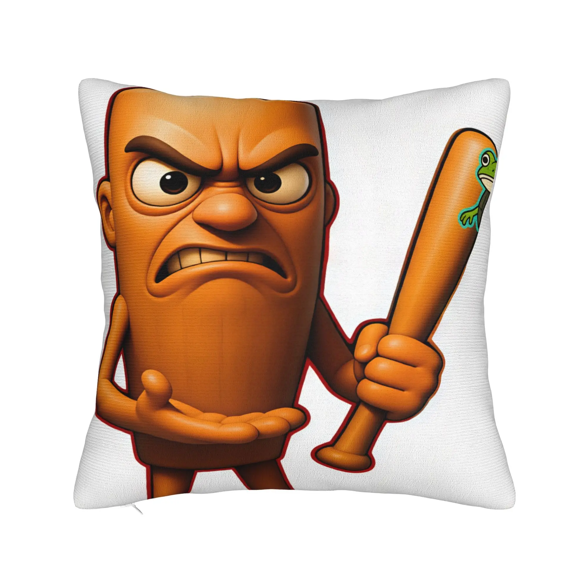 Pillow Case Angry Tung Comfy  Pillow Cover For Living Room Chair Cute Funny Pillowcases