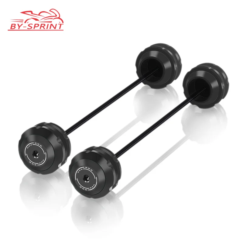 Per GSR600 GSR750 GSXR750 GSXR600 1000 GSXS1000 1000F/X Moto Asse Ruota Anteriore e Posteriore Forcella Crash Sliders Protector Pad