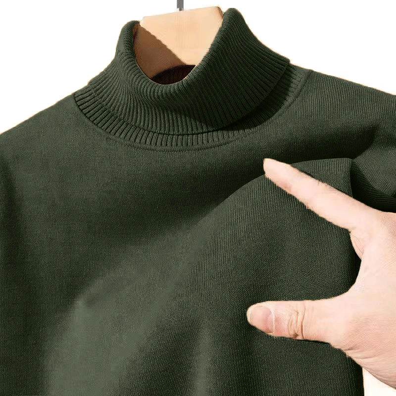 الخريف عادية الياقة المدورة سترة طويلة الأكمام الشارع الشهير بلون البلوز محبوك البلوزات الرجال تنفس Vintage سترة