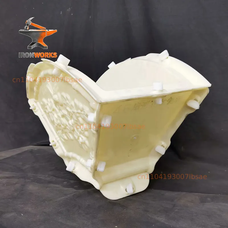 Fan-shaped cement flower pot molds, plastic product accessories, ornaments, flower plates, DIY creative architectural templates