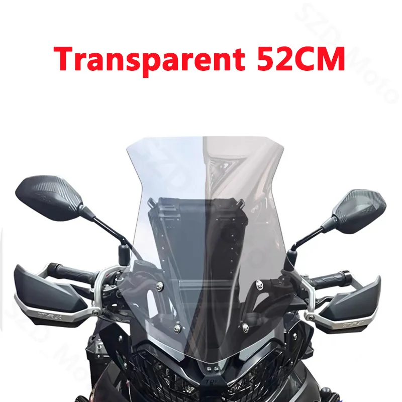 For Benelli TRK702 TRK702X TRK 702 702X High Quality Motorcycle Windshield Windscreens Wind Deflectors Front Glass Transparent