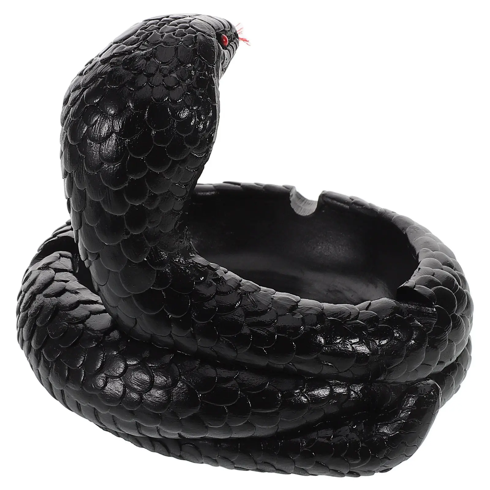 

Пепельница Cobra из смолы: многофункциональный поднос, уникальный декор для дома и офиса, аксессуар для сигар, ветрозащитный настольный контейнер