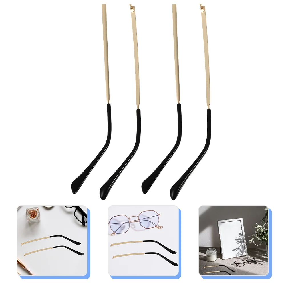 

2 Pairs Glasses Arms Replacement Spectacle Legs Eyeglass Holder for Sunglasses Frame Retro Eyeglasses