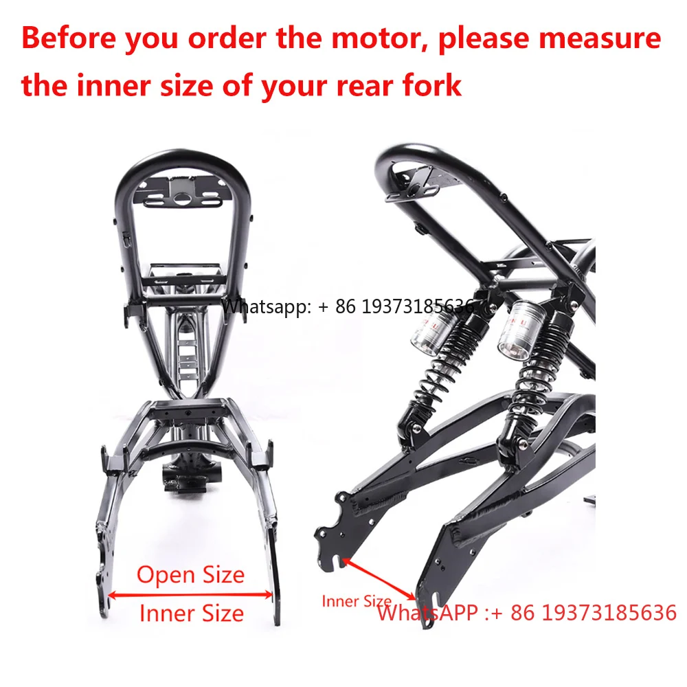 Magnesium Alloy 26 Inch 26x4.0 48V 52V 750W 1000W Fat Tire Brushless Geared E Electric Snow Bike Bicycle Hub Motor