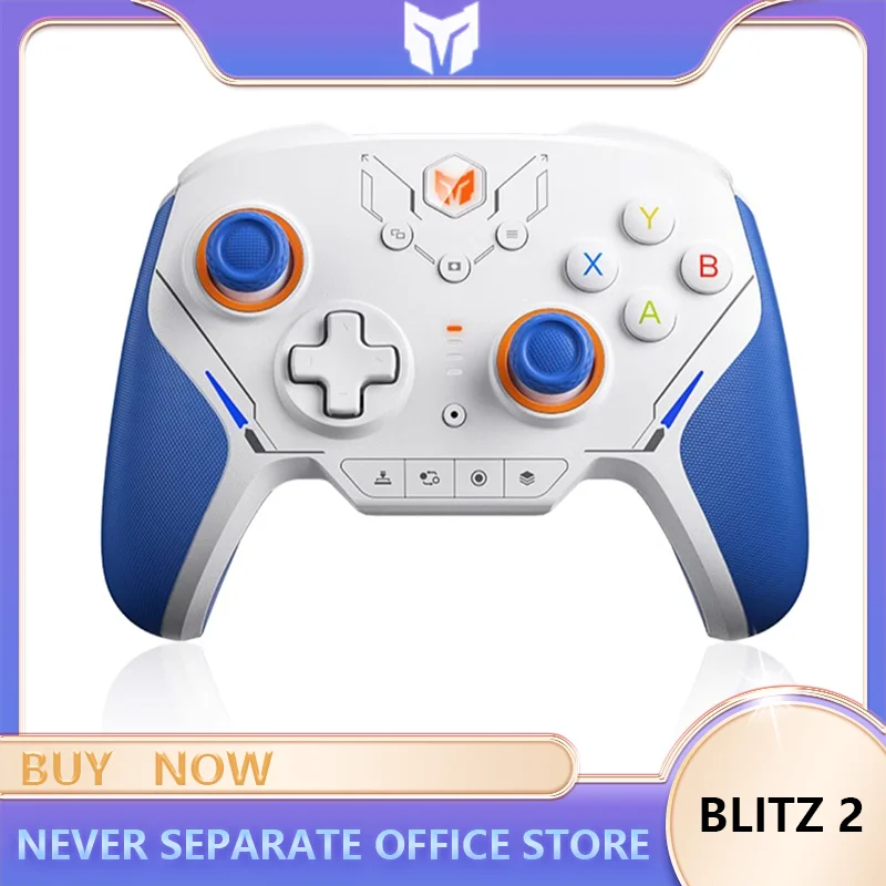 

BIGBIGWON Blitz 2 Bluetooth Wireless TMR Star Flash Gamepads Somatosensory Controllers Customized 2000HZ For NS PC Steam Game