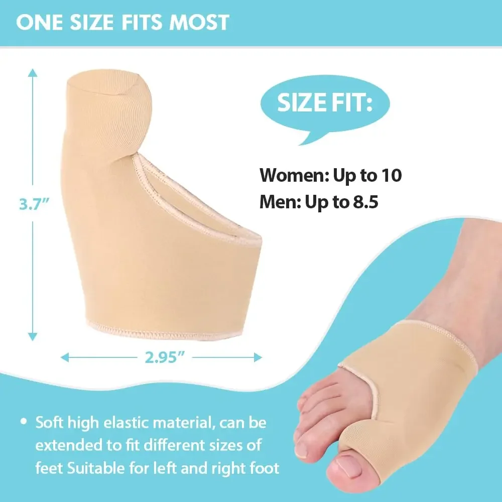 2024 New Foot Bunion Corrector for Womens Mens Orthotics Feet Bone Thumb Adjuster Correction Pedicure Sock Straightener